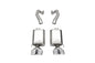 Corsa 06-13 Chevy Corvette C6 Z06 7.0L / 09-13 ZR1 6.2L Polished AxleBack Exhaust w/4.5in Twin Tips