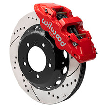 Load image into Gallery viewer, Wilwood 99-12 Porsche 911 (996/997) Aero6 Front Brake Kit Drill/Slot 14.00in Rotor W/Lines - Red