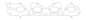 Cometic GM L42/L61/LAT/LE5 Gen-1/2 ECOTEC .030in MLS Exhaust Manifold Gasket