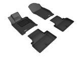 3D MAXpider 2018-2020 Infiniti Q50/Q60 Kagu 1st & 2nd Row Floormats - Black