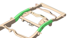 Load image into Gallery viewer, Rust Buster 2003-2014 Toyota 4Runner and FJ Cruiser Over-the-Axle Frame Repair Kit - Left