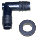 K&N Vent Kit 90 Deg 1/2in flg W/Grmt