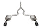 Corsa 2024 Ford Mustang GT Coupe 3in Sport Cat-Back Exhaust - 4.5in Carbon Fiber Tips