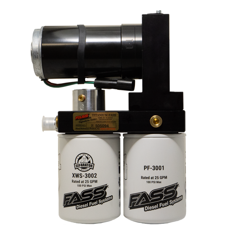 FASS 00-05 Ford Powerstroke F250/F350 (Excursion 6.0 and 7.3L) 140gph No Drop Titanium Fuel System