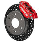 Wilwood 2024 Can Am Maverick Front Brake Kit 11.60in Drilled - Red