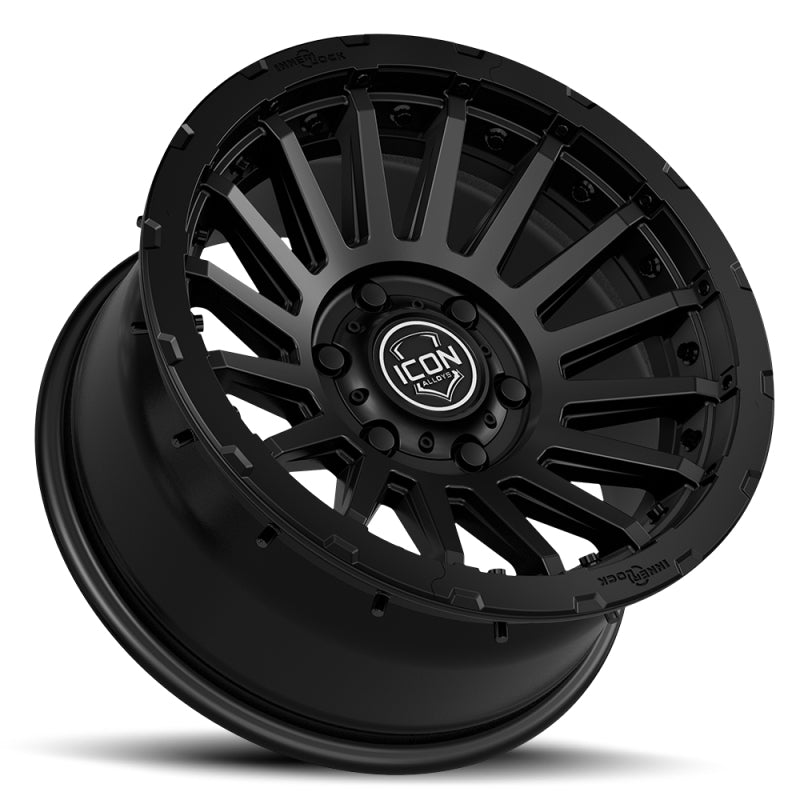 Icon Alloys Recon Pro Satin Black - 18 X 9 - 6 X 135- 6MM 5.25in BS