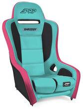 Load image into Gallery viewer, PRP ShReddy Podium Suspension Seat - Pink/Teal / Black