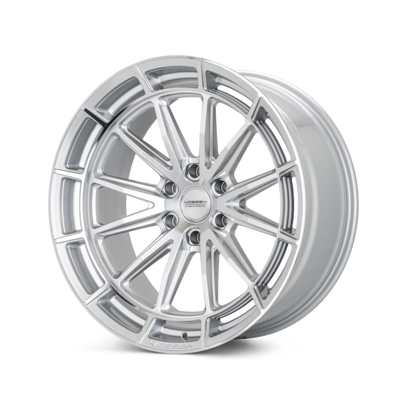 Vossen HFX-5 24X12 / 8X180 / ET44 / ULTRA DEEP / 124.3 - Silver Polished