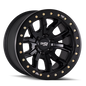 Dirty Life 9303 DT-1 17x9 / 8x170 BP / -12mm Offset / 130.8mm Hub Matte Black Wheel- Beadlock