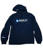 Load image into Gallery viewer, Sparco Sweatshirt Hooded WWW Navy SMALL