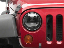 Load image into Gallery viewer, Raxiom 07-18 Jeep Wrangler JK Axial Series DB2 LED Headlights- Black Housing- Clear Lens