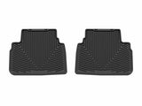 WeatherTech 17-23 Subaru Impreza 5-Door Hatchback 2nd Row Rear All-Weather Floor Mats - Black