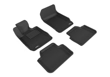 Load image into Gallery viewer, 3D MAXpider 2006-2011 BMW 3 Series E90 Kagu 1st &amp; 2nd Row Floormats - Black