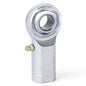 QA1 C Series 2-Pc Rod End - Female/Left Hand - .75in Bore x 3/4-16 w/Zerk - Carbon Steel