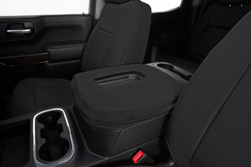 Covercraft 21-25 F150 XL Regular Cab Endura PrecisionFit Custom Front Row Seat Covers - Black/Black