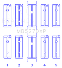 Load image into Gallery viewer, King Engine Bearings 03-05 Dodge Neon SRT4 2.4L Performance Main Bearing Set - Size +0.25mm