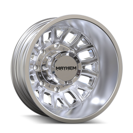 Mayhem Cogent Dually 8107D 17x6.5 8-210 BP 125mm Offset 154.2mm Bore Polished Wheel