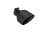 MBRP Black-Coated Tip 2.5in ID, 5in OD Out, 8in Length, Angle Cut, Dual Wall