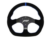 Load image into Gallery viewer, PRP Suede D-Shape Steering Wheel - Blue