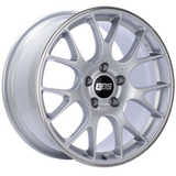BBS CH-R 20x11.5 5x130 ET65 CB71.6 Brilliant Silver Polished Rim Protector Wheel w/Motorsport Etched