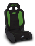 PRP EnduroDaily Reclining Suspension Seat - Black/Green Tweed - Driver