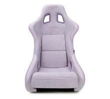 Load image into Gallery viewer, NRG FRP Bucket Seat (Medium) Prisma-Chromatic Lilac Vegan Suede w/ Chameleon Back