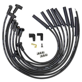 Moroso Ford 289 302 351W HEI-Style Cap Ultra 350 8mm Multi-Angle Boot Spark Plug Wire Set - Black