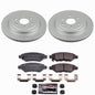 Power Stop 10-16 Cadillac SRX Rear Z23 Coated Brake Kit