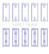 Load image into Gallery viewer, King Engine Bearings Mitsubishi 4G93 SOHC (Size 0.5) Main Bearing Set