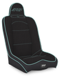 PRP Daily Driver High Back Suspension Seat- Black/Teal Tweed