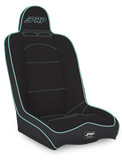 PRP Daily Driver High Back Suspension Seat- Black/Teal Tweed