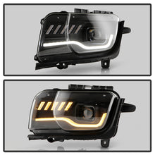Load image into Gallery viewer, Spyder 10-13 Chevy Camaro Halogen Model Only - Black (PRO-YD-CCAM2010SI-SEQ-BK)