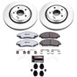 Power Stop 17-20 Acura MDX Front Z36 Coated Truck & Tow Brake Kit