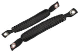 Fishbone Offroad 07-18 Wrangler JK A Pillar Sound Bar Black Paracord Grab Handles