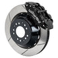 Wilwood Narrow Superlite 6R Front Kit 14.00in Slotted Rotors - Black
