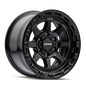 Mayhem 8306 Ridgeline 17x8.5 / 6x139.7 BP / -6mm Offset / 106.1mm Hub Satin Black Wheel
