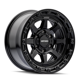 Mayhem 8306 Ridgeline 17x8.5 / 6x139.7 BP / 6mm Offset / 106.1mm Hub Satin Black Wheel