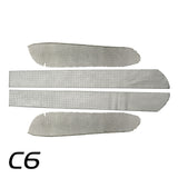 Transmission Tunnel Side Shield Kit Chevy Corvette C6 4pc