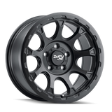 Dirty Life 9307 Drifter 17x8.5/6x139.7 BP/-6mm Offset/106mm Hub Matte Black Wheel - Beadlock