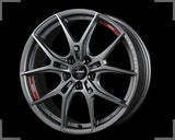 Gram Lights 57FXZ Overseas 18x8.0 +45 5x120 Matte Graphite w/Machining Wheel