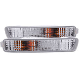 Euro Parking Lights - Clear Lens - Chrome Housing - Pair