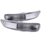 Euro Parking Lights - Clear Lens - Chrome Housing - Pair