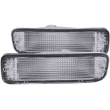 Euro Parking Lights - Clear Lens - Chrome Housing - Pair