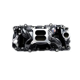 Edelbrock RPM Air-Gap Intake Manifold for Big-Block Chevy Oval Port - Black Plasma Finish