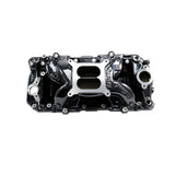 Edelbrock RPM Air-Gap Intake Manifold for Big-Block Chevy Oval Port - Black Plasma Finish