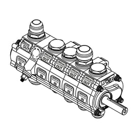 Peterson Fluid Systems R4 5-Stage Oil Pump - Right Side Mount - HV - Rear Drive Drag