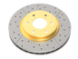 DBA 2004-2007 Toyota Prado / Lexus GX 470 Front Drilled & Slotted Street Series Rotor