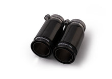 Load image into Gallery viewer, Remus Stainless Steel 84mm Black Chrome Straight w/Carbon Insert Tail Pipe Set (Pair)