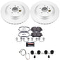 Power Stop 13-22 Land Rover Range Rover Rear Z36 Coated Truck & Tow Brake Kit