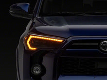 Load image into Gallery viewer, Raxiom 14-24 Toyota 4Runner CXR Series LED Headlights with Amber DRL- Black Housing- Clear Lens